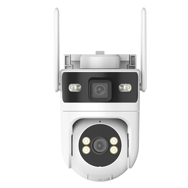 FFYY-TUYA 6MP Tweeweg Intercom Beveiligingscamera 2 In 1 Smart 3MP + 3MP WIFI AI Detectie Kleur Nachtzicht CCTV