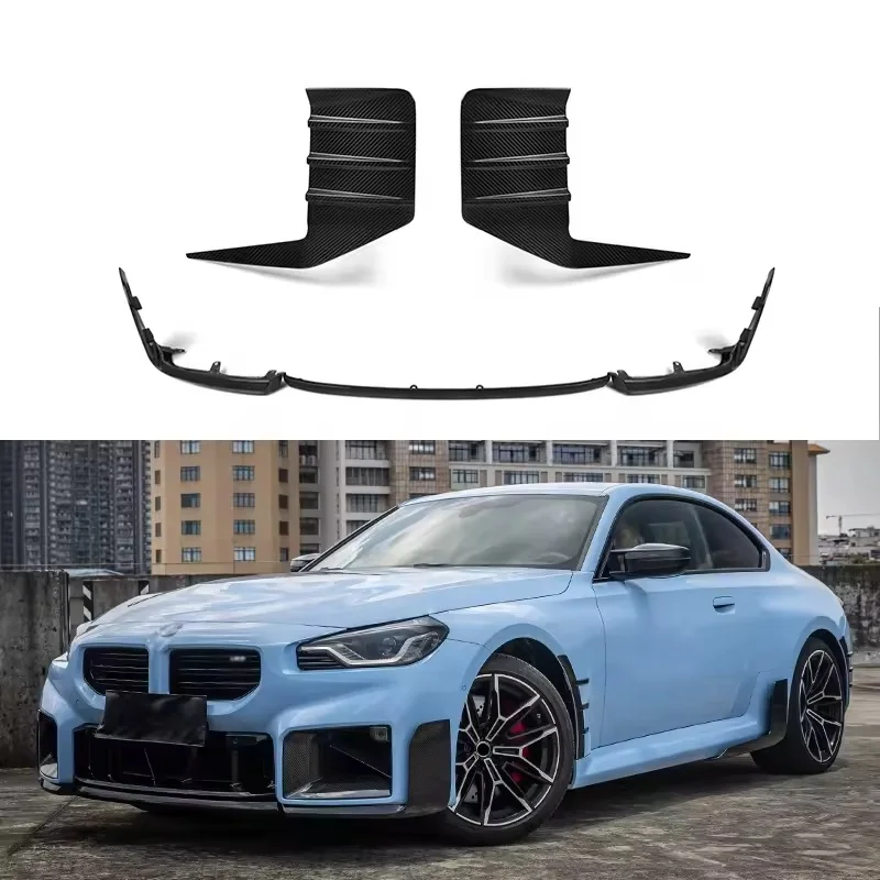 Restomod Body KitsHigh Quality G87 M2 Coupe 2023+ Dry Carbon Fiber Front Bumper Kit MP Sport Style Body Parts For Retrofit/Upgra
