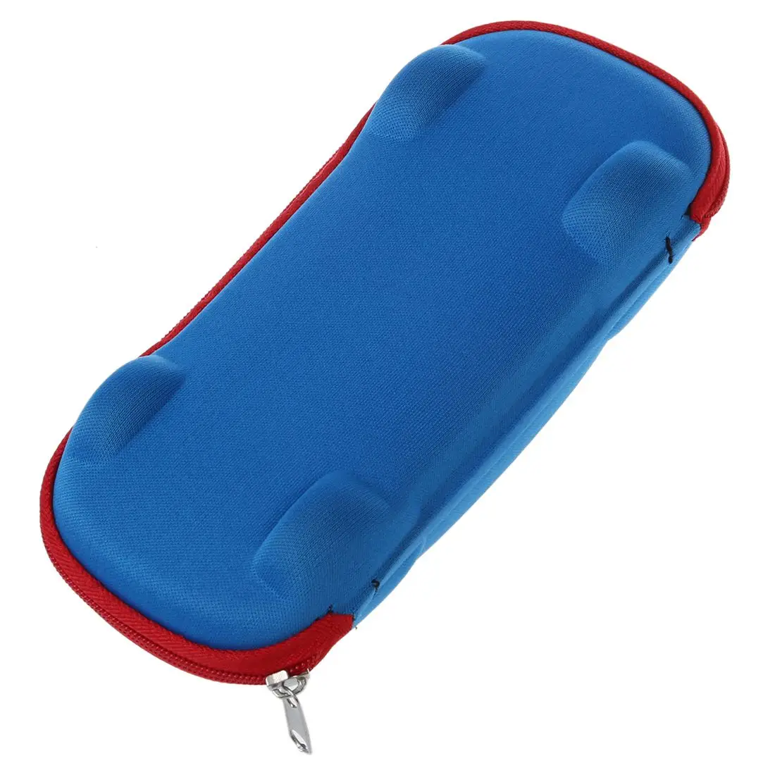 Car Shape Zip Case para crianças, óculos, óculos, azul