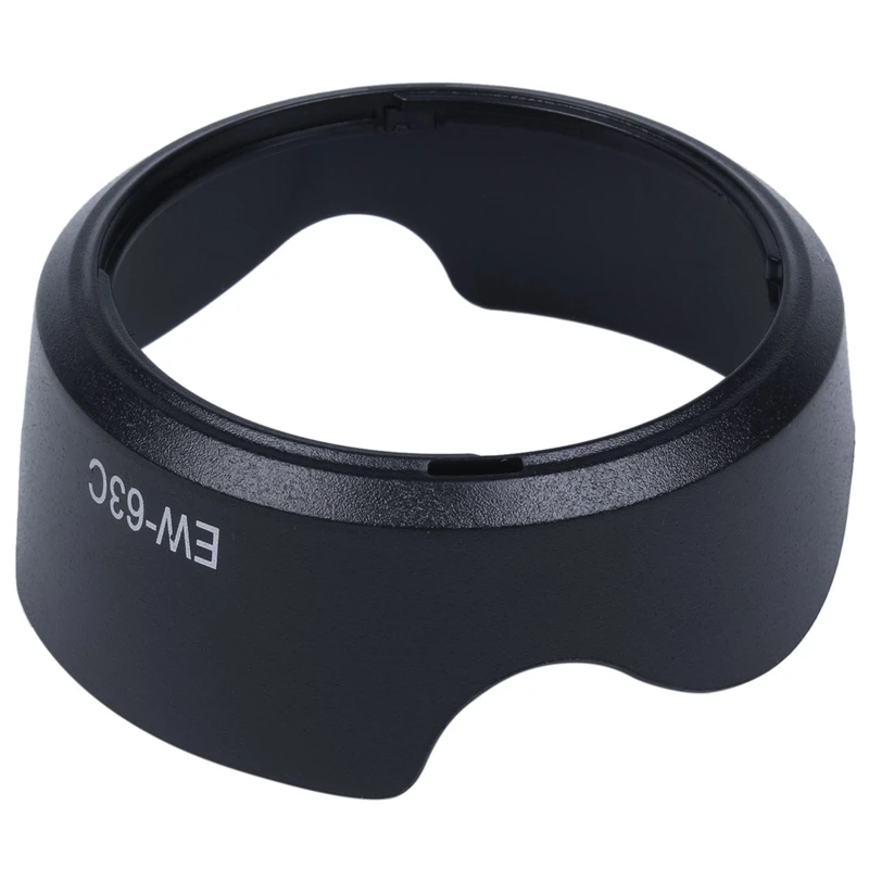 2 Pcs Lens Hood Camera Lens Hood For Canon EF-S: 1 Pcs EW-63C EW63C 18-55Mm F / 3.5-5.6 IS STM Lens Hood & 1 Pcs ET-63 55-250Mm