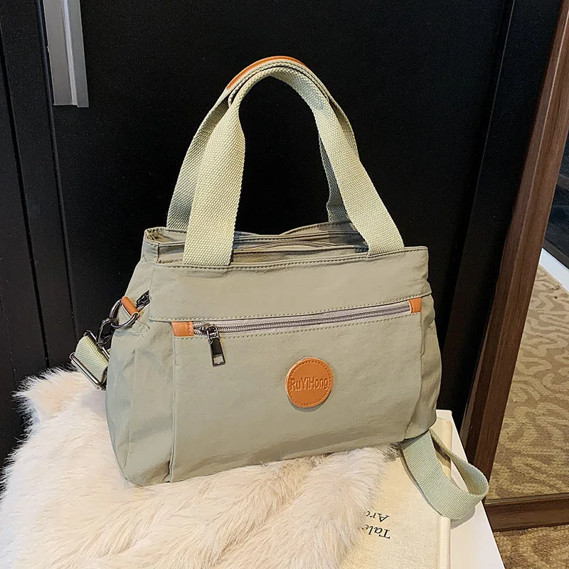 

Women's Shoulder Crossbody Bag 2025 New in Canvas Tote Bags for Female Korean Casual Small Cell Phone Bag Nylon Female Handbag