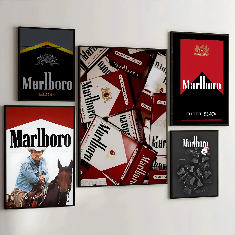 Poster Paper Print Home Living Room Bedroom Entrance Bar Cafe Art Painting Decoration M-Marlboro-o