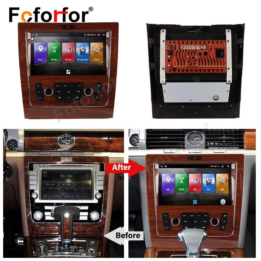 Android 13 Touch Screen For Volkswagen Phaeton 2010 - 2013 Car Radio Multimedia Video Player Navigation GPS No 2din 2 din dvd