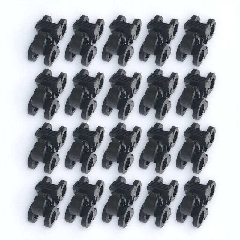 

20 pcs Shoelace Buckles Plastic Shoe Strap Clip For Running Shoes No Tie Lace Locks Anti-Loose Connectors Sneaker Laces Clasps