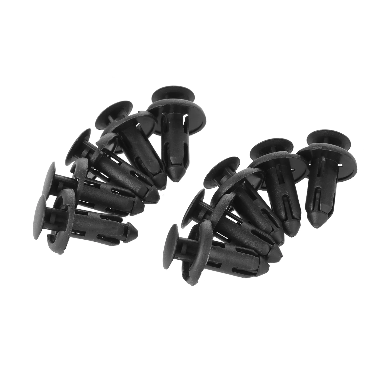 50PCS 8mm Auto Bumper Fastener For Toyota Nissan Honda Plastic Rivet Retainer Push Engine Cover Fender Car Door Trim Panel Clips