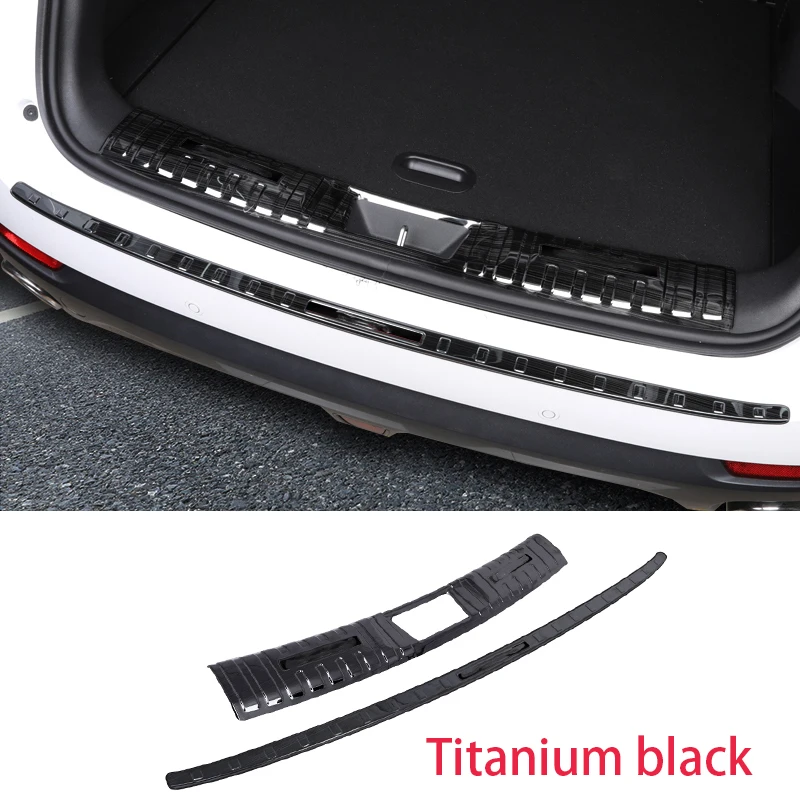 Car Accessories For Changan UNIK 2021-2023 Stainless steel Chrome Rear Trunk Inside Bumper Protector cover sill guard Trim