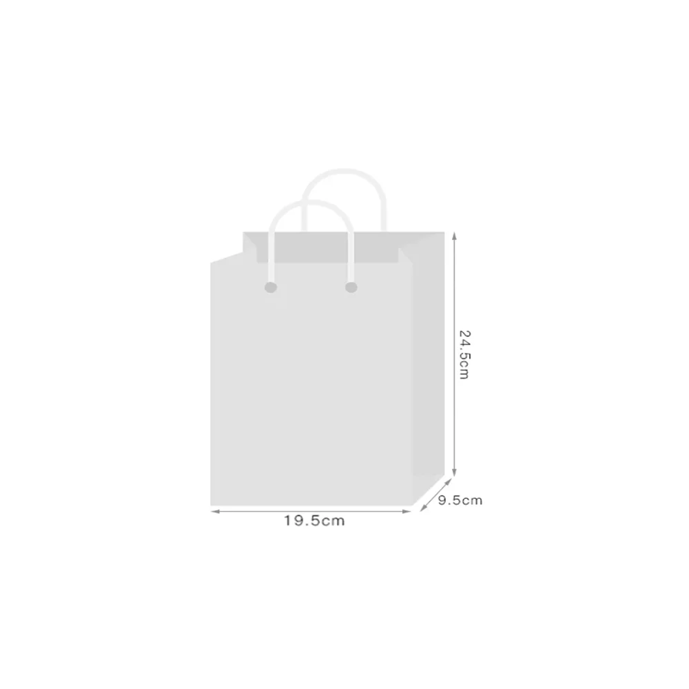 Weiße Modische Schmuck-Geschenktasche mit Nieten-Design und Henkel, Einkaufstasche, Tragbare Tasche für Kleinunternehmen und Reisen – Detail 1