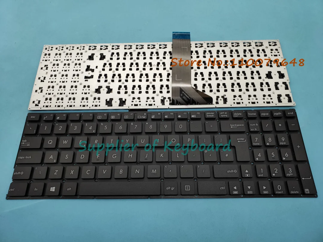 New For ASUS X503S X503SA X553S X553SA X555S F553S F553SA F554L F554LA English/UK/Spanish/French/Hungarian/Portuguese Keyboard