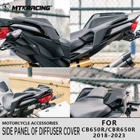 MTKRACING Para HONDA CB650R/CBR650R 2018-2023 Kit especial de asiento individual trasero para motocicleta, difusor decorativo trasero