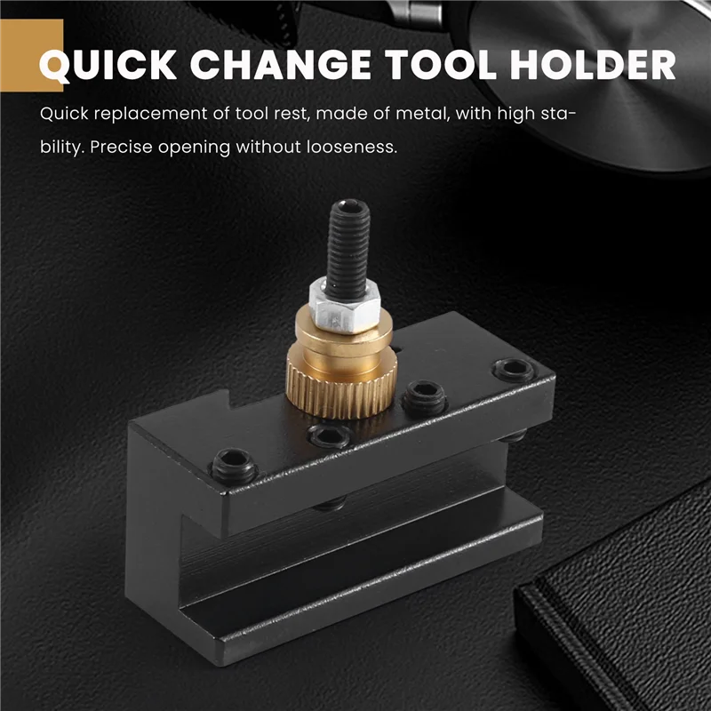 A34R 6PCS Tooling Package Mini Lathe Quick Change Tool Post & Holders Multifid Tool Holder