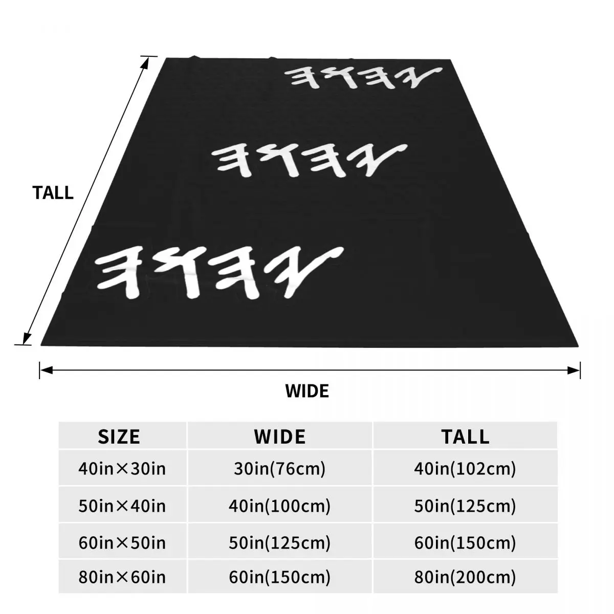 Old Hebrew Name Of God Yahuah Blankets Flannel Sofa Throw Blanket Warm for Home Bedroom Office Throws Bedspread Quilt