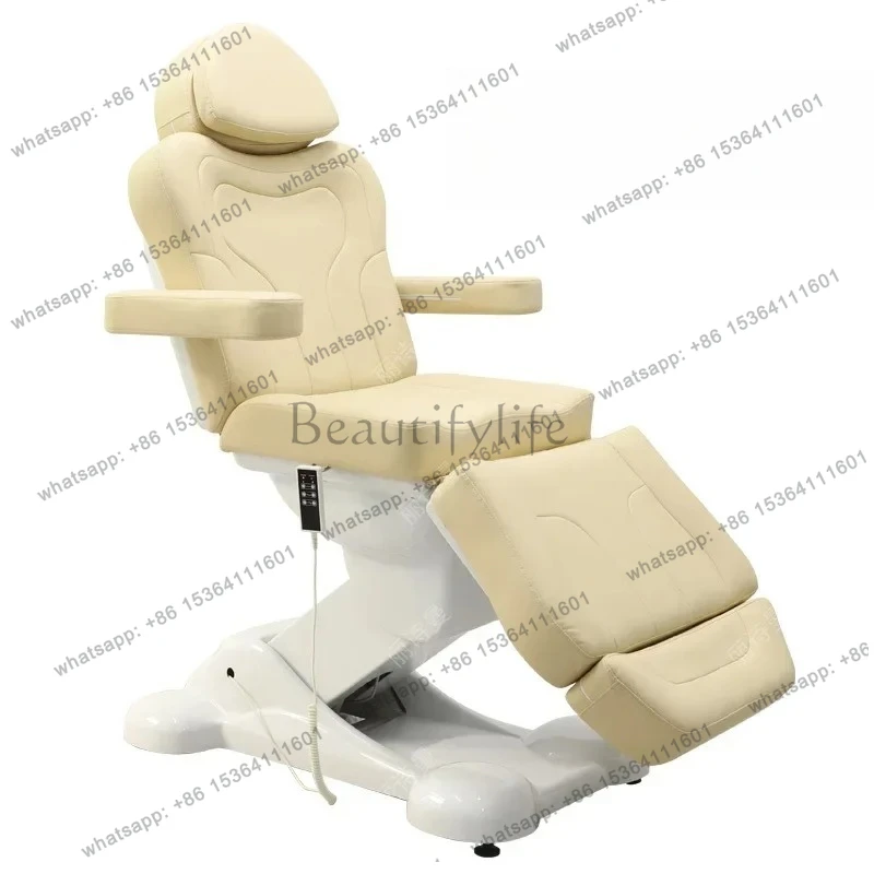 Electric adjustment lifting beauty bed plastic bed tattoo beauty salon massage tattoo embroidery