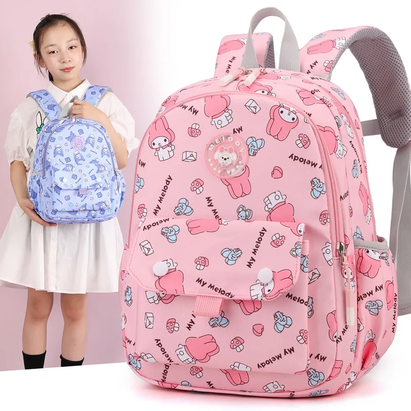 Sanrio Backpack Cinnamoroll School Bag Kuromi My Melody Hello Kitty Schoolbag Large Capacity Fashion Women Travel Bag Girls Gift