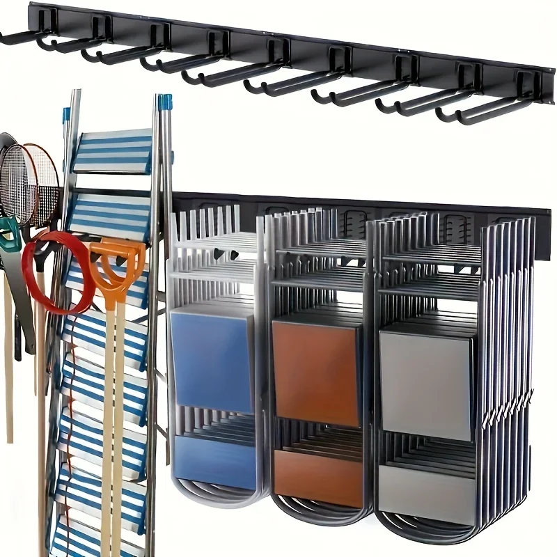 2026 64INCH Tool Storage Rack,Heavy Duty Wall Hanger Hook,Garden Tool Organizer Wall Mount,Garage Organization,Wall Mount Garden