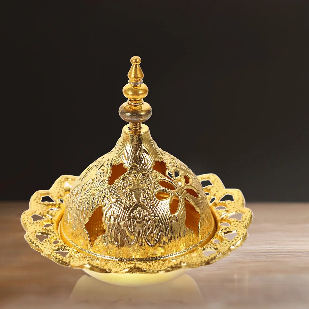 

2pcs Incense Burner Holder Small Arabian Style Aroma Burner For Home Decor Desktop Yoga Room Living Space Decoration
