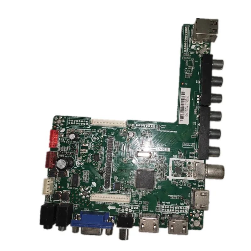 اللوحة الأم T.VST59S.81 T.V56.81 LED TV متوافقة مع شاشات مختلفة، متوافقة مع جهاز التحكم عن بعد for1920x1080 أو 1366x768