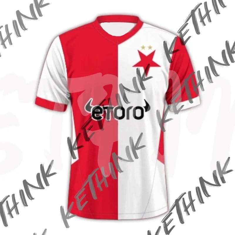 

Prague Slavia Hot Selling Jerseys, Men's and Women's Sports Casual T-shirts, Fashionable and Trendy for Adults and Children