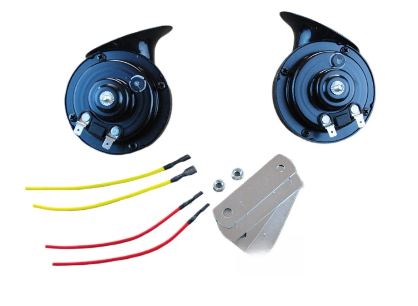 

2pcs For 60B Genuine Race Car Horn Song Car Horn Snail Horn Super Loud Bass Waterproof 12V-60v Beep High Quality