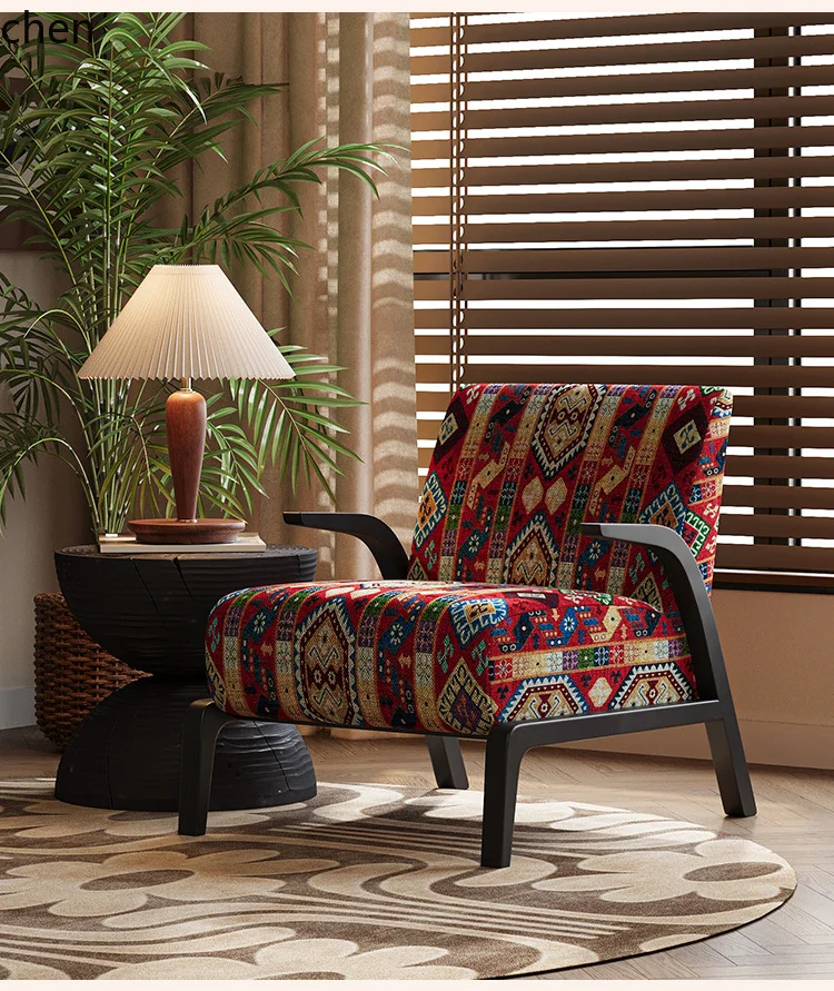 single sofa living room balcony cafe homestay leisure chair