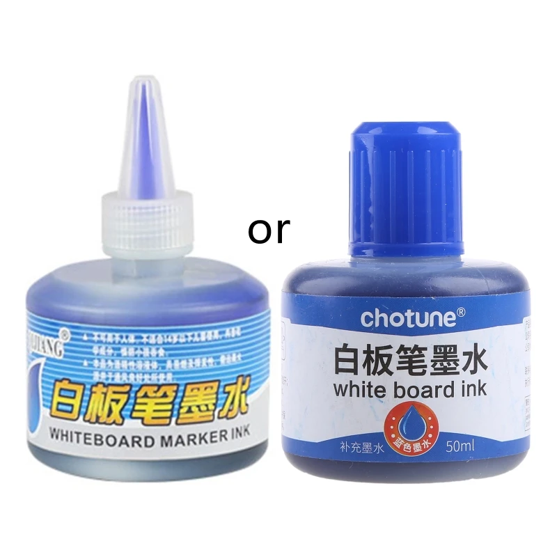 F3MA 1 Bottle 50ml Refill for Refilling Inks Whiteboard Marker Pen Black Red Blue