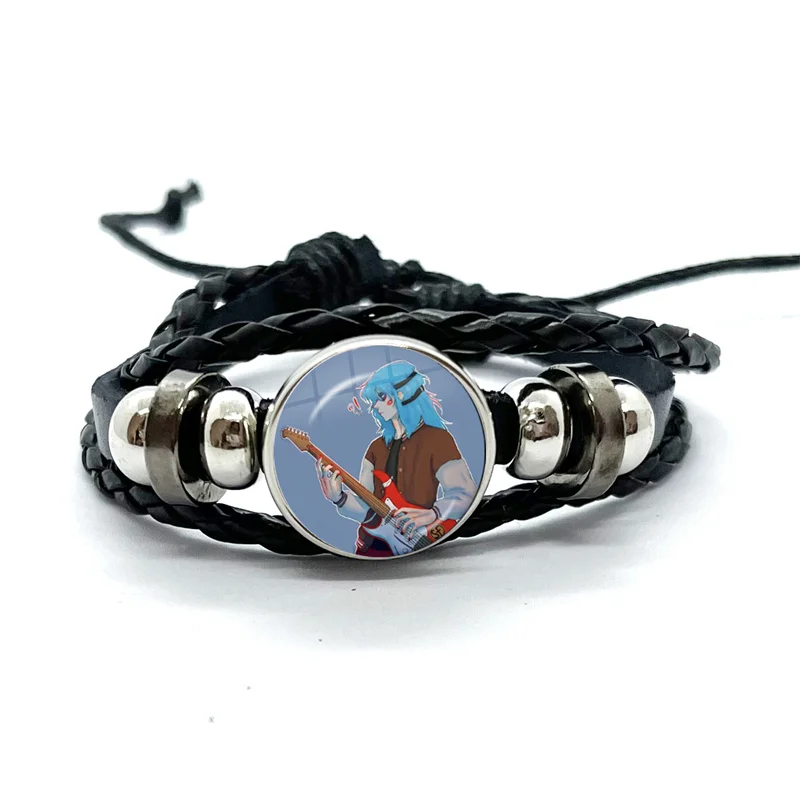 Horror Adventure Game Sally Face Anime Sal Fisher Cute Meme Bracelets Art Multilayer Braided Bracelets Bangles Handmade Jewelry