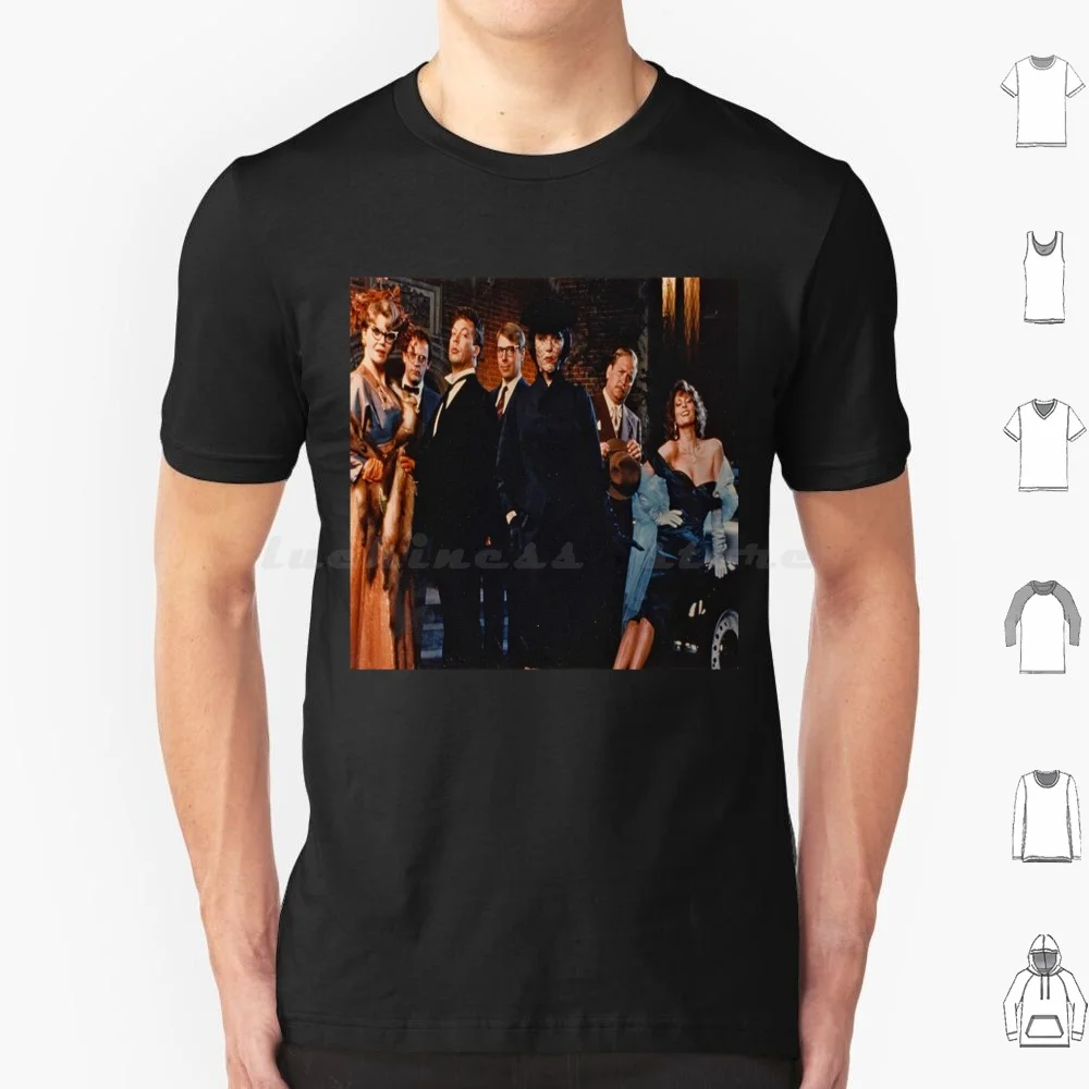 Clue Cast t-shirt grande taille 100% coton Clue Clue le film 1985 80s 80s films vieux films couverture de Film Cinima Film Clue Film