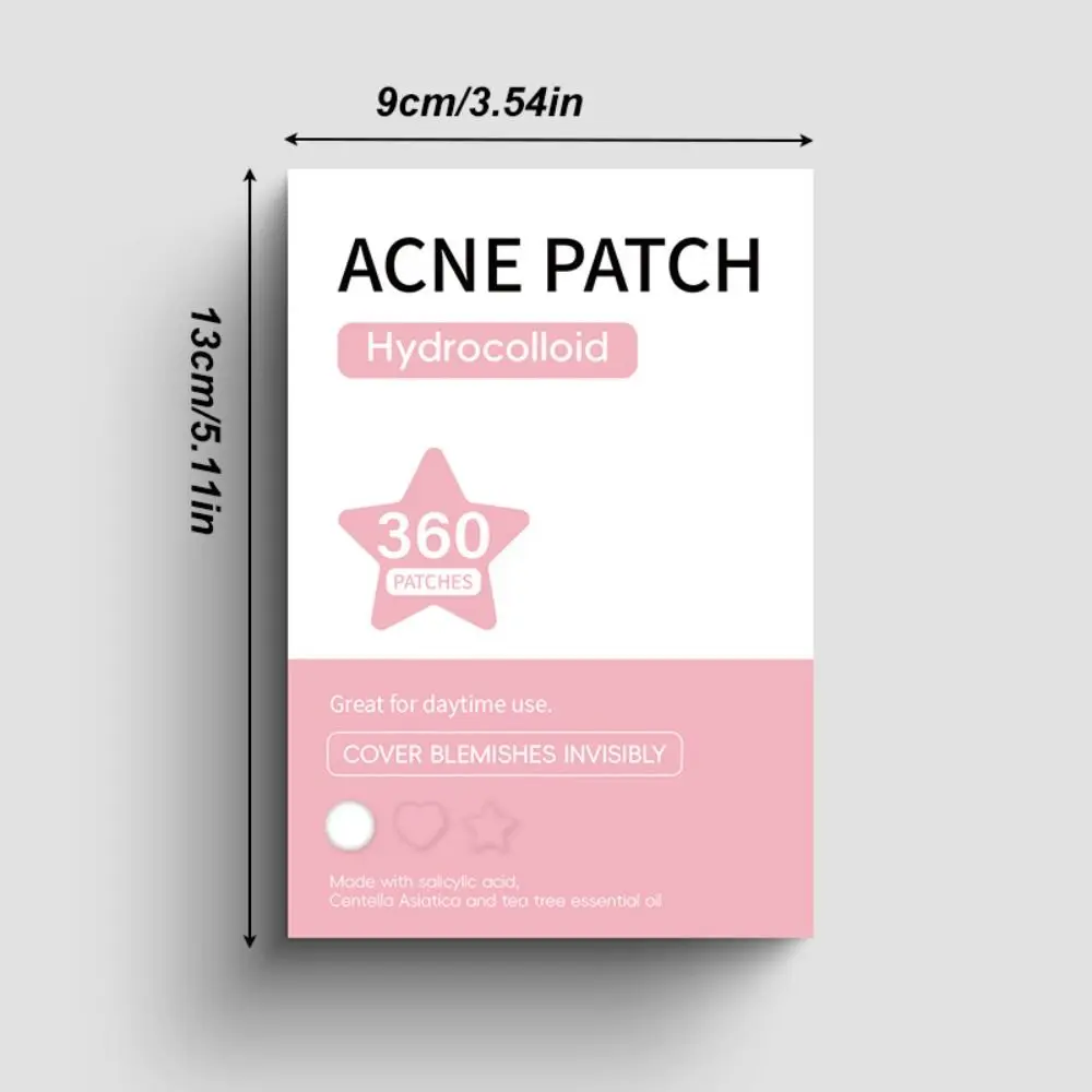 360 pçs manchas marcas reparação invisível espinha remoção remendos invisível cuidados faciais corretivo remendo em forma de coração