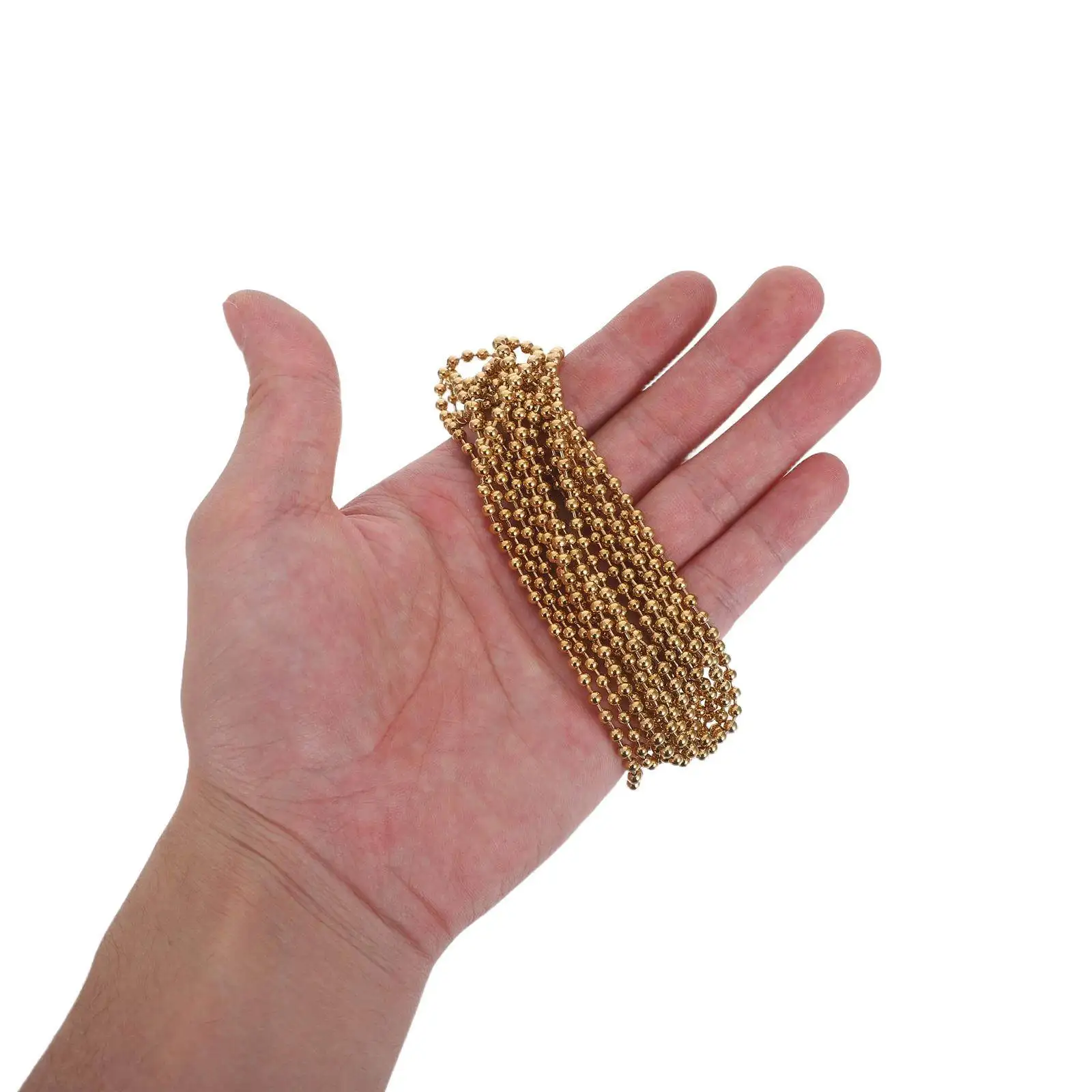 2 Meter Stainless Steel Beaded Pull Chain Extension for Ceiling Fan Light Fixture Decorative Lamp Accessories Corrosion