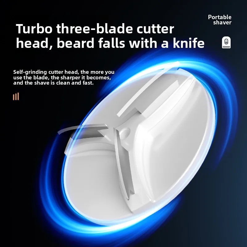 USB 남성용 미니 전기 면도기, 습식 및 건식 이중 용도 충전식 자동차 면도기, 가정용 여행용 휴대용 면도기
