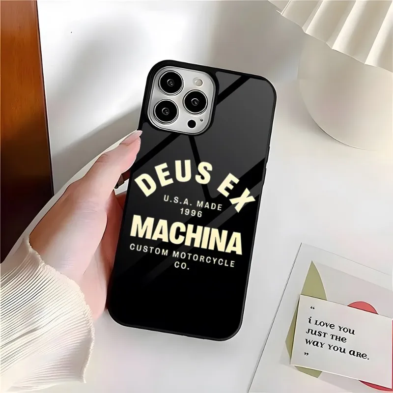 D-Deus Ex Machinase Phone Case PC+TPU For Iphone 15 12 Pro Max 14 13 11 Mini 6S 7 8 Plus X Xs XR 2020 Shockproof Back Cover