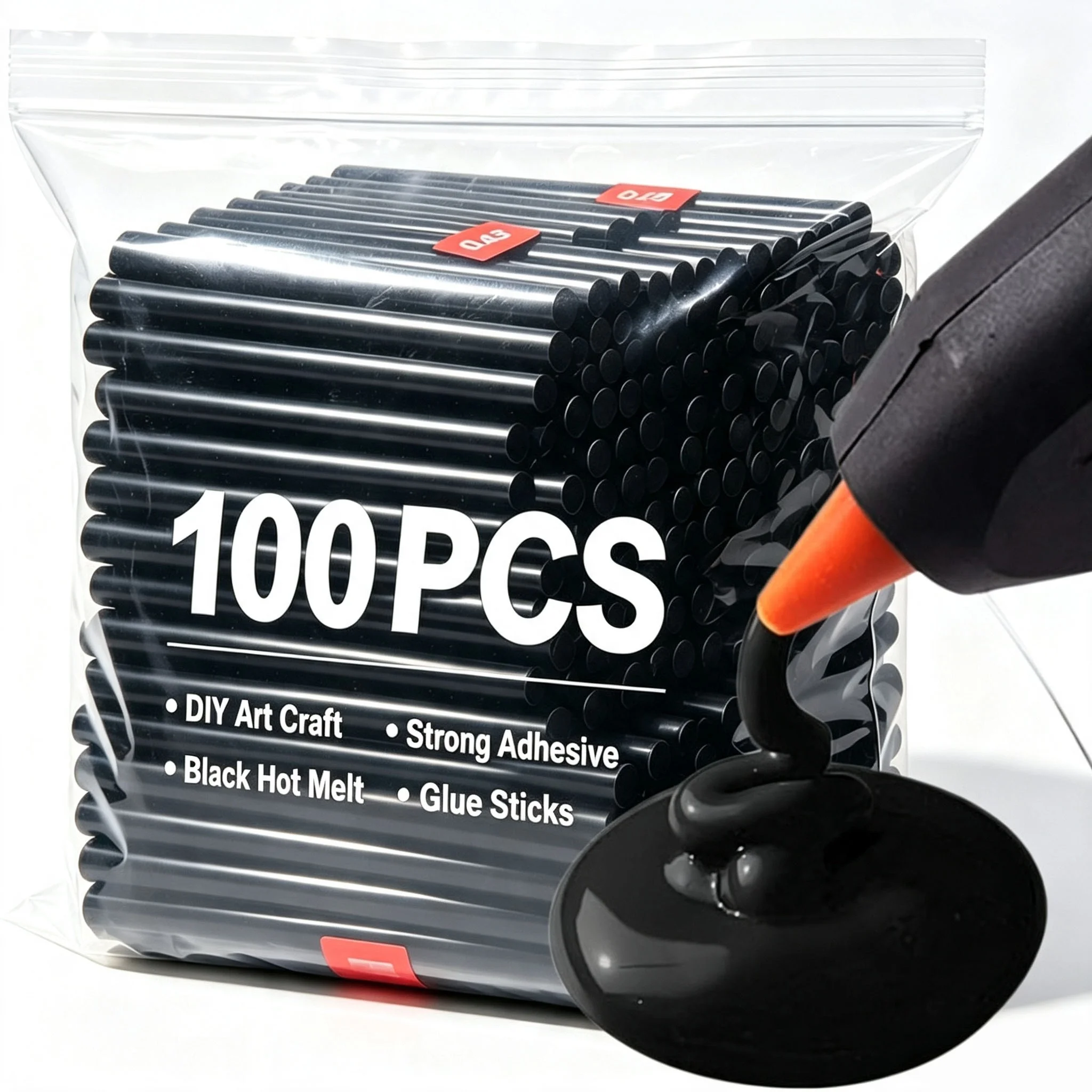 Car Hot Melt Glue Sticks Body Dent Repair Strong Adhesion Puller Tools Black Hot Melt Glue Stick Paintless Removal Repair Strips