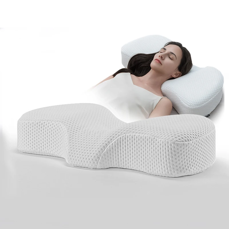 

Adjustable Cervical Pillow Cozy Sleeping Odorless Ergonomic Contour Memory Foam Pillows Orthopedic Bed Pillow for Side Back