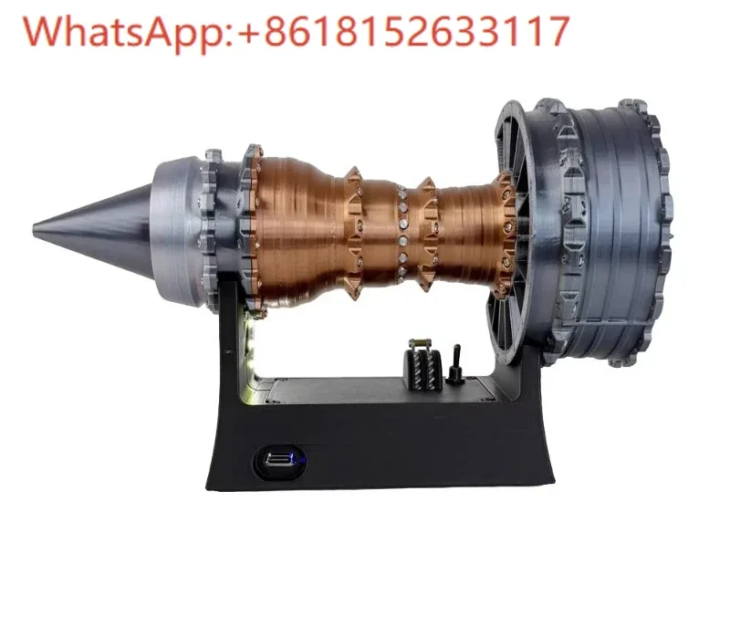 El modelo de motor de avión impreso en 3D NIKOLATOY puede iniciar un juguete para niños mayores de 12 años
