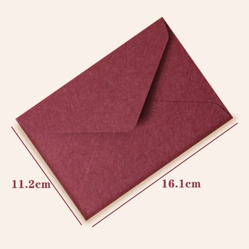10pcs Vintage Envelopes Set Sheepskin Envelope Invitation Card Decoration Letter Paper Set Bronzed Seal Romantic
