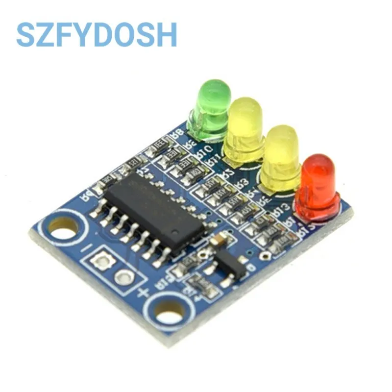 4 Digit Power Indicator Module  4-segment LED Light 12V Battery Power Detection Display Board for Arduino