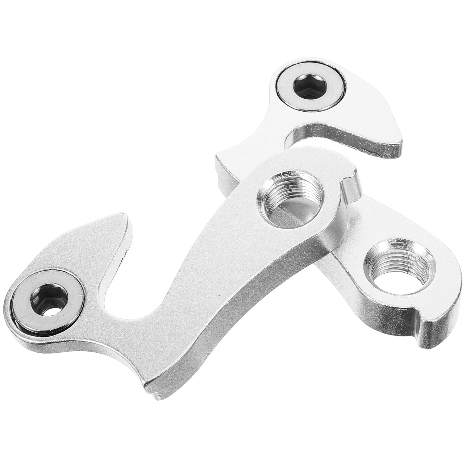 

2 Pcs Frame Back- Hook Hooks Holder Aluminum Alloy Rear Derailleur Link Hanger