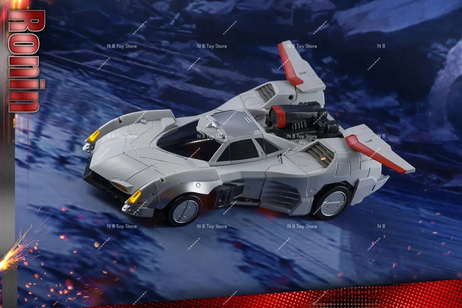 หุ่นยนต์ Ronin หุ่นยนต์ Action Figure, ของเล่นพร้อมกล่อง, การเปลี่ยนแปลงที่ยอดเยี่ยม, Trans WT01, WT-01, สีขาว, ผลงานชิ้นเอก