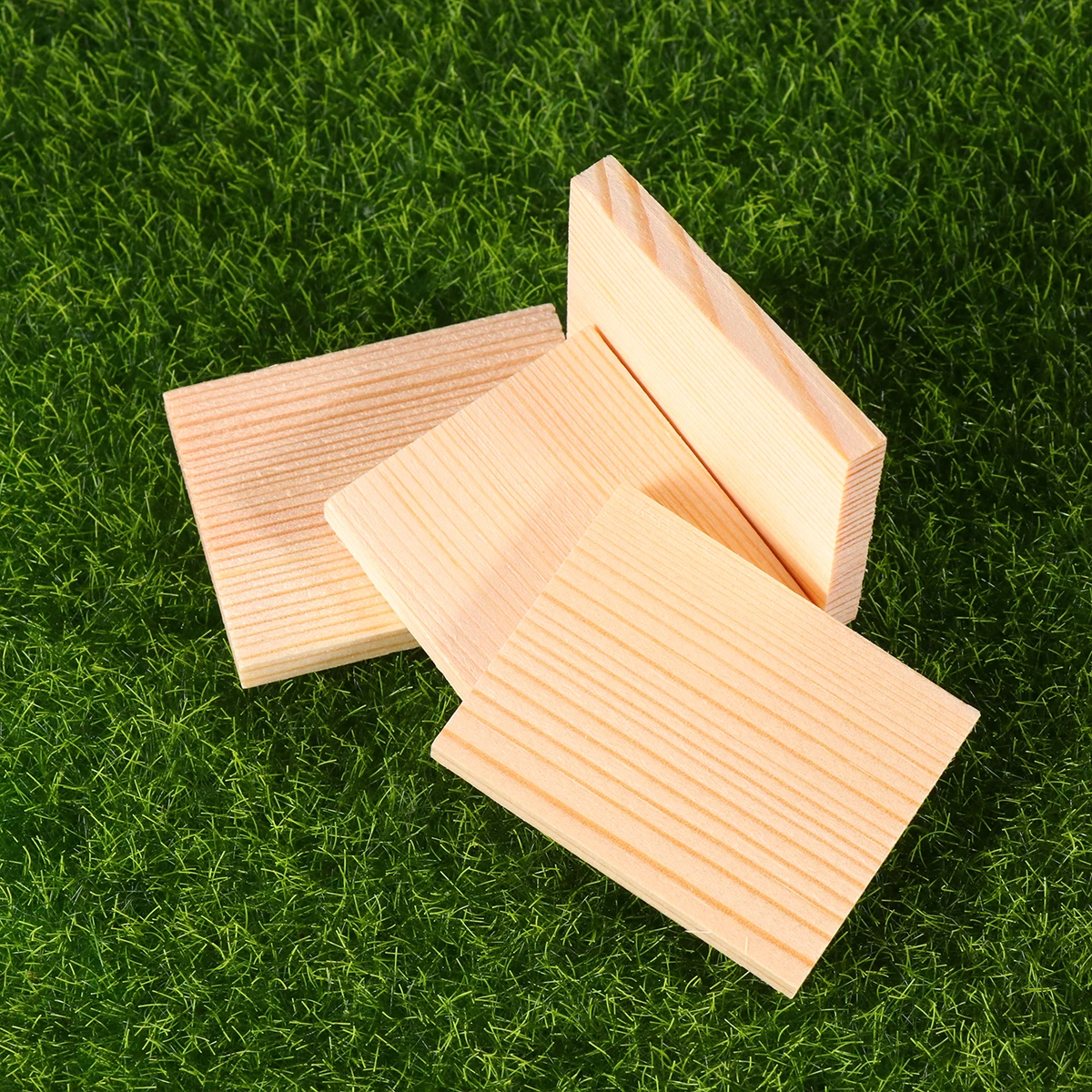

40pcs Pine Wood Boards 4X5Cm Lightweight Photo Background Prop For Wedding Party Graduation Decorations Photography Wood Board