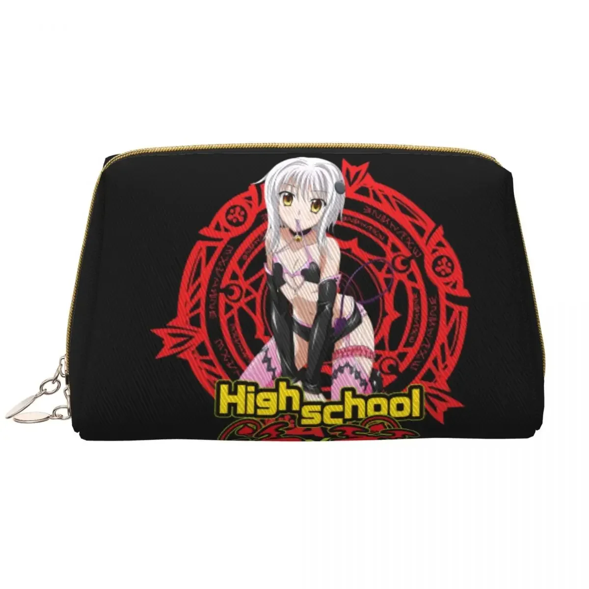 Travel Sexy Girl High School DxD Koneko Toujou Toiletry Bag Cute Makeup Cosmetic Organizer for Women Beauty Storage Dopp Kit Box