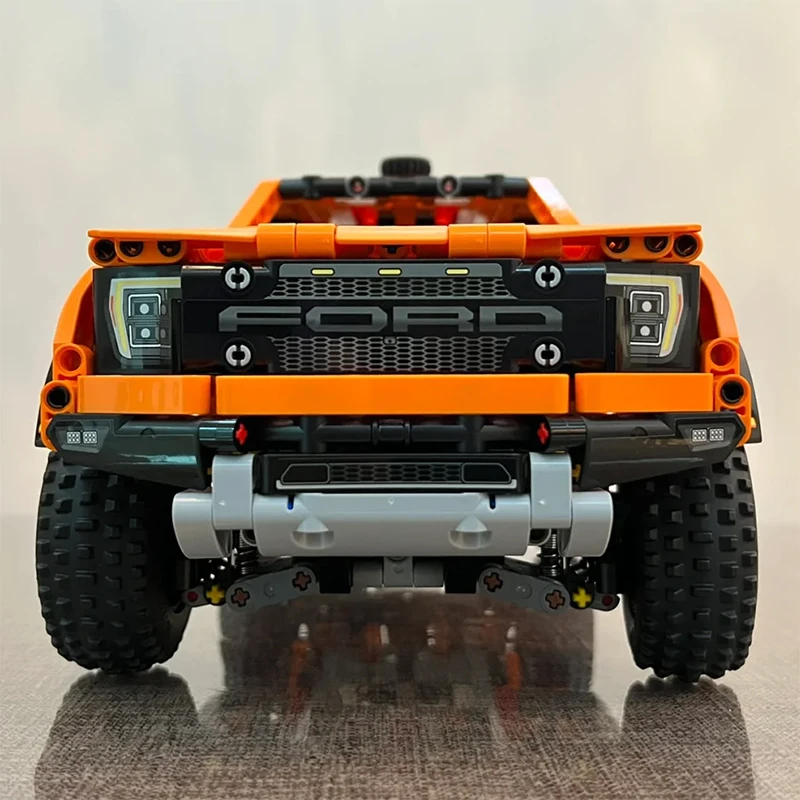 Technical Ford F150 Raptor Truck Car Building Blocks Pick Up Racing Sports Car Assemble Brick Vehicle Toy Gift For Kid Boy Adult
