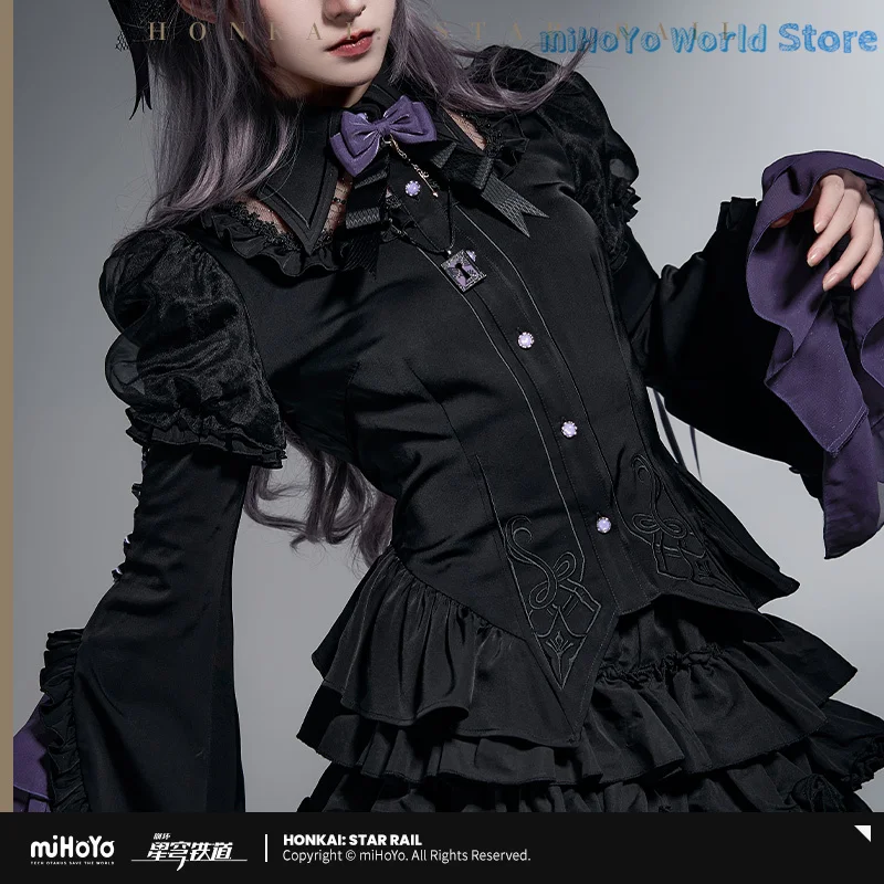 Oficjalna koszulka Herta MiHoYo Oryginalny Merch Honkai Star Rail Koszulka z motywem Herty Seria Impression Kostium Damski Cosplay Prezent