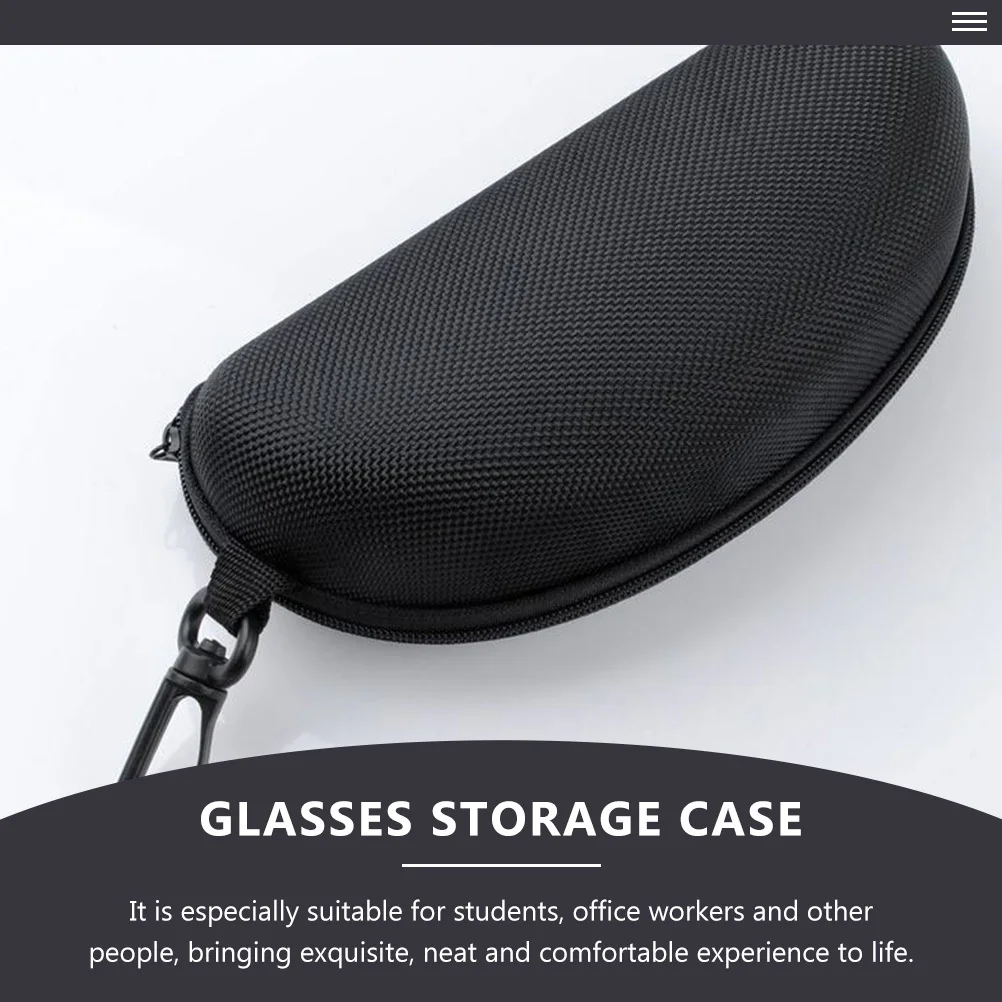 

2Pcs Sunglasses Case Sturdy Eva Glasses Storage Box Shockproof Eyeglass Container for Daily Use Travel Scratch Protection Pouch