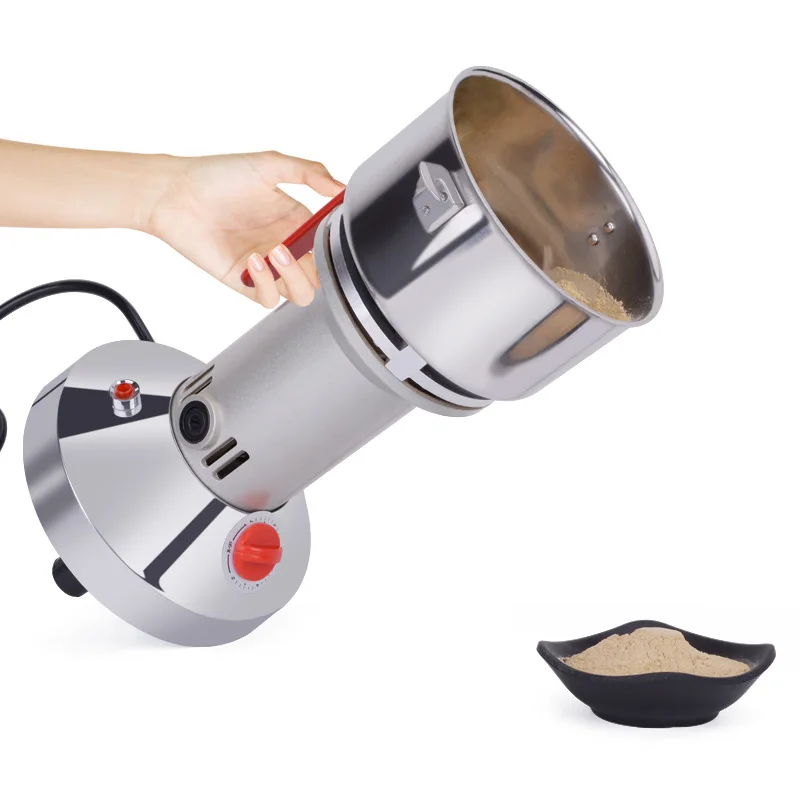 Electric Cereals,500g Electric Herb Grain Grinder Portable Grain Mill, 220V Electric Spice Mill 3 Blades 36000RPM Grain Mill