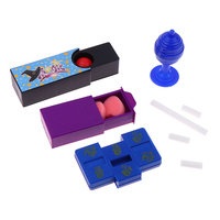 1Pc Changeable Magic Box Puzzle Interaction Close-Up Magic Props Tricks Classic Funny Gadgets Kids Toys