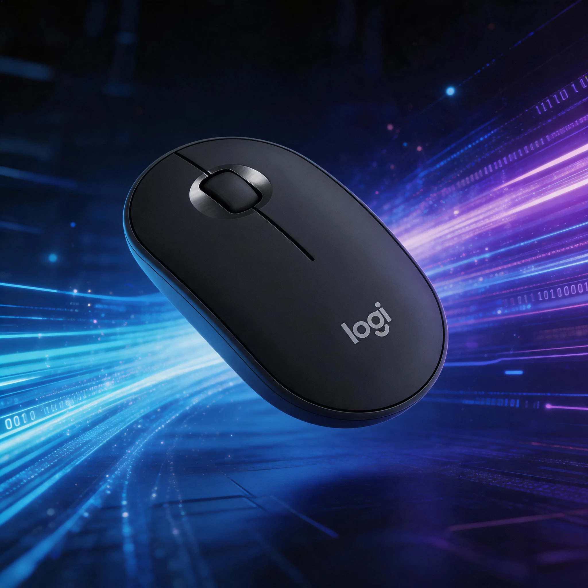 Logitech M350 wireless mouse, with long-lasting battery life, reducing the frequency of battery replacements and making it more