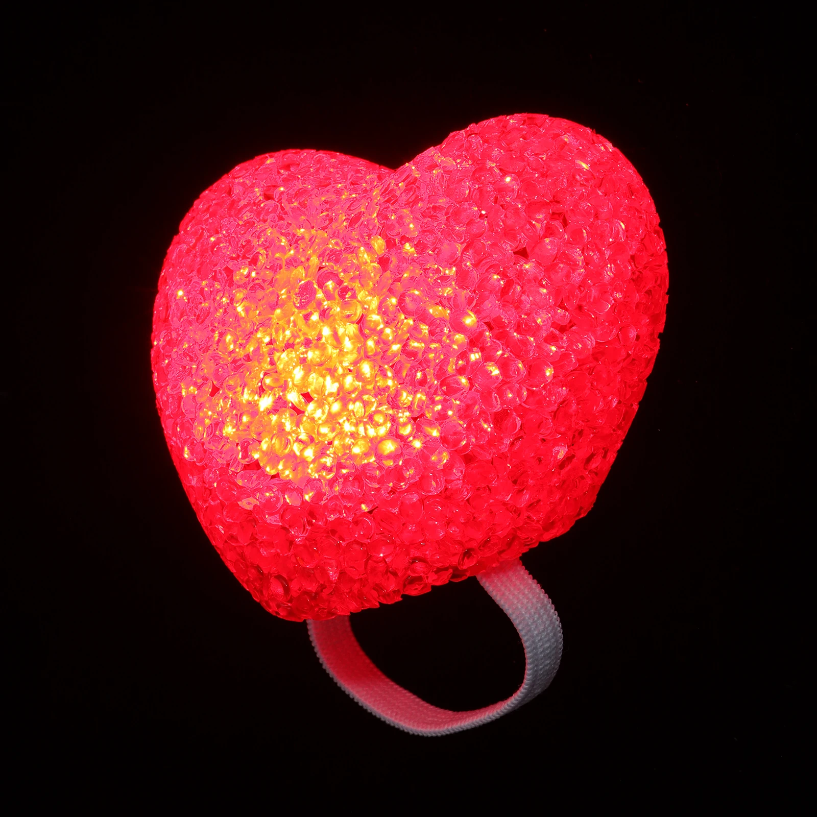 

H held Heart Shaped LED Light Romantic Red Valentine Decor Night Lamp Brightness Kids Plug Sign Decorations