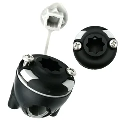 Fishing Rail Clamped Mount Base Star Holding Base Marine Boat Kayak GPS Fish Finder Pipe Adapter Accessories Holder