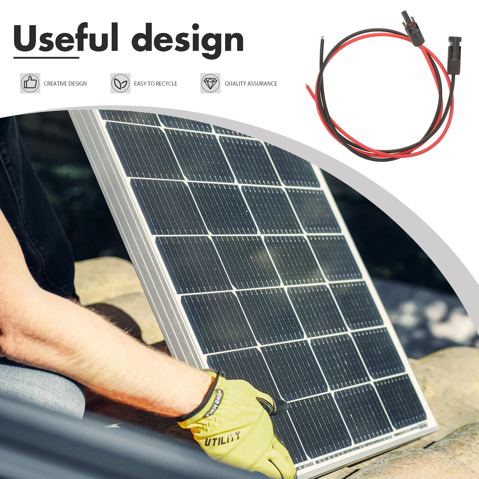 Cable conector solar de 2 piez - Solar Cable Mc4 Connector reseña y precio