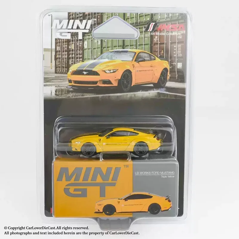 

MINIGT 1:64 LB-WORKS MUSTANGd Alloy Car Model Static Collection Decorated Holiday Gifts Toys