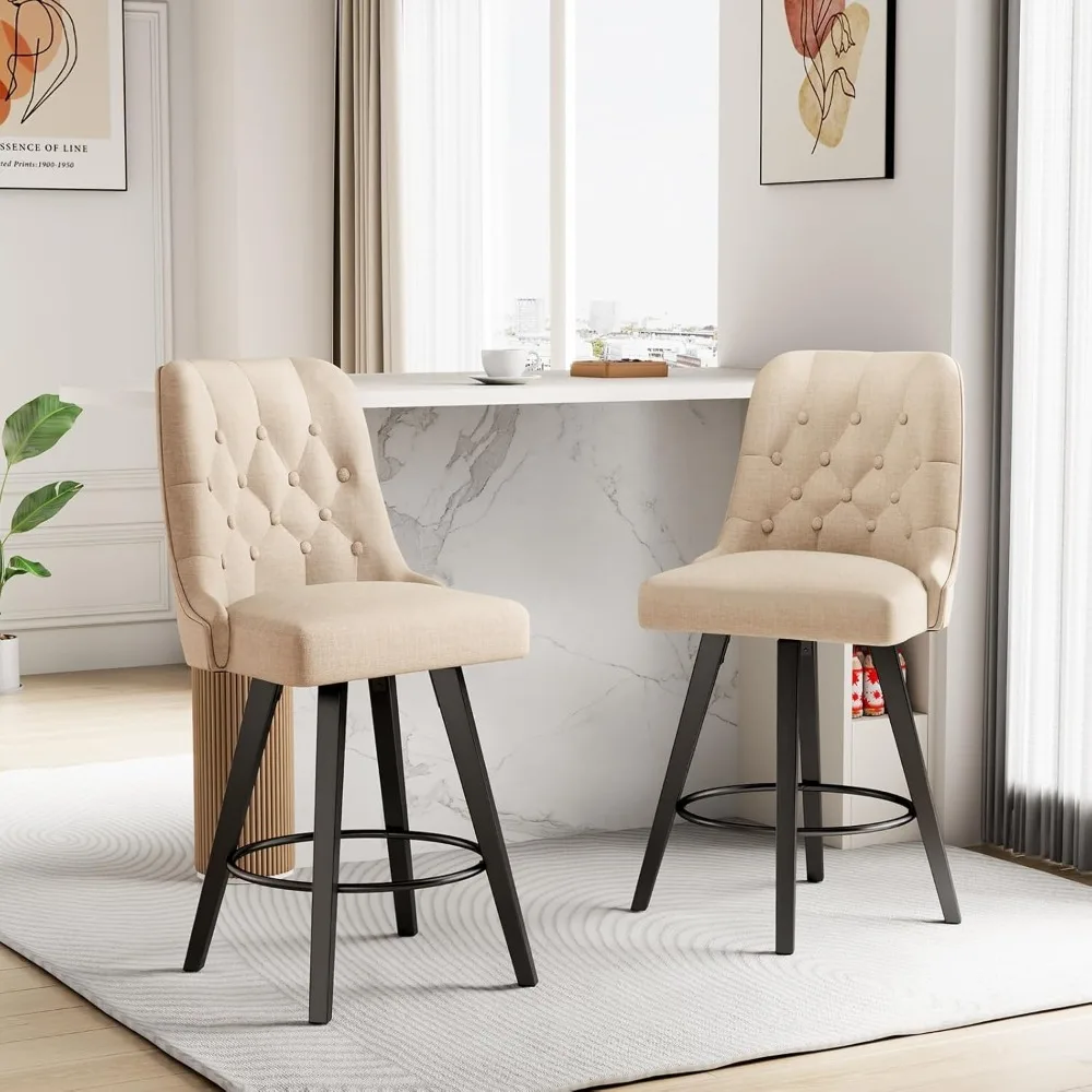 Counter Height Bar Stools Set of 2, 26